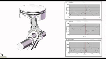 Kinematic simulation IC engine COSMOSMotion