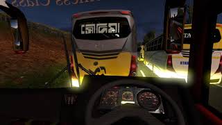 EURO TRUCK SIMULATOR 2 WITH PRO BD MAP - SHYAMOLI PARIBAHAN HINO AK 1J ON FIRE.  BUS BD.