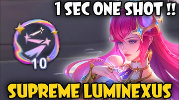 AUTO ONE SHOT ENEMY LINEUP 10 LUMINEXUS ACTIVATED !! MAGIC CHESS GO GO BEST STRATEGY 