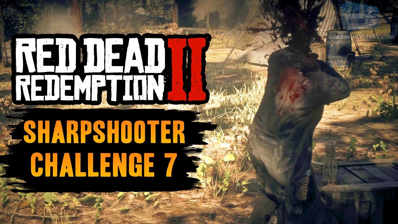 Red Dead Redemption 2 Sharpshooter Challenge #7 Guide - 7 headshots in a row - YouTube