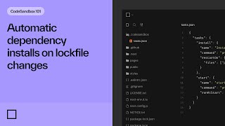 Automatic dependency installs on lockfile changes