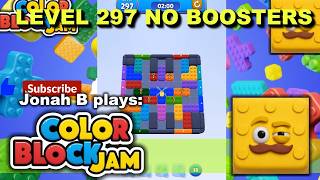 Color Block Jam Level 297 No Boosters