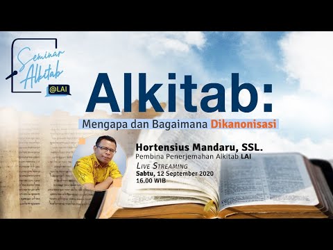 Video: Kapan kanonisasi Alkitab terjadi?