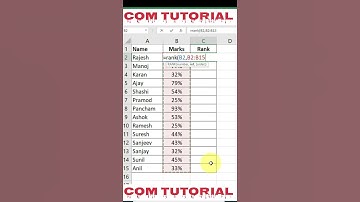 💥💥 rank formula in Excel 💥💥 #shorts #viral #shortsvideo #viralvideo #shortsviral