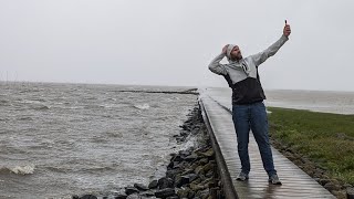 Gefährlicher Sturm in Norddeutschland - Bilder aus Cuxhaven / Nordsee