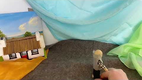 Great enormous turnip traditional fairy tale with puppets