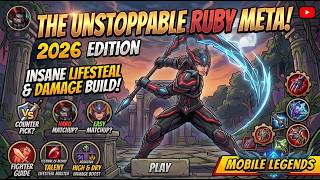 Clickbait / High CTR: 100% LIFESTEAL RUBY IS UNKILLABLE! 😱 | Ruby EXP Lane 2026