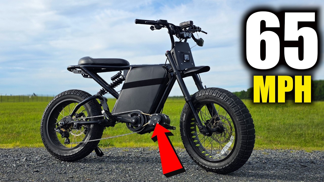 Cheap 6500W Beast⚡Tiny DIY CYC mid drive: Convert your bike to a monster house CYC Gen 4 kit