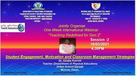 Student Engagement, Motivation and Classroom Management Strategies (Session -4)