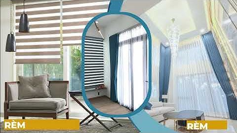 Sự kết hợp hoàn hảo giữa rèm cầu vồng và rèm vải