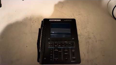 Tektronix THS710A Portable Oscilloscope Modified Correction to turn to a 720P instead of 720A
