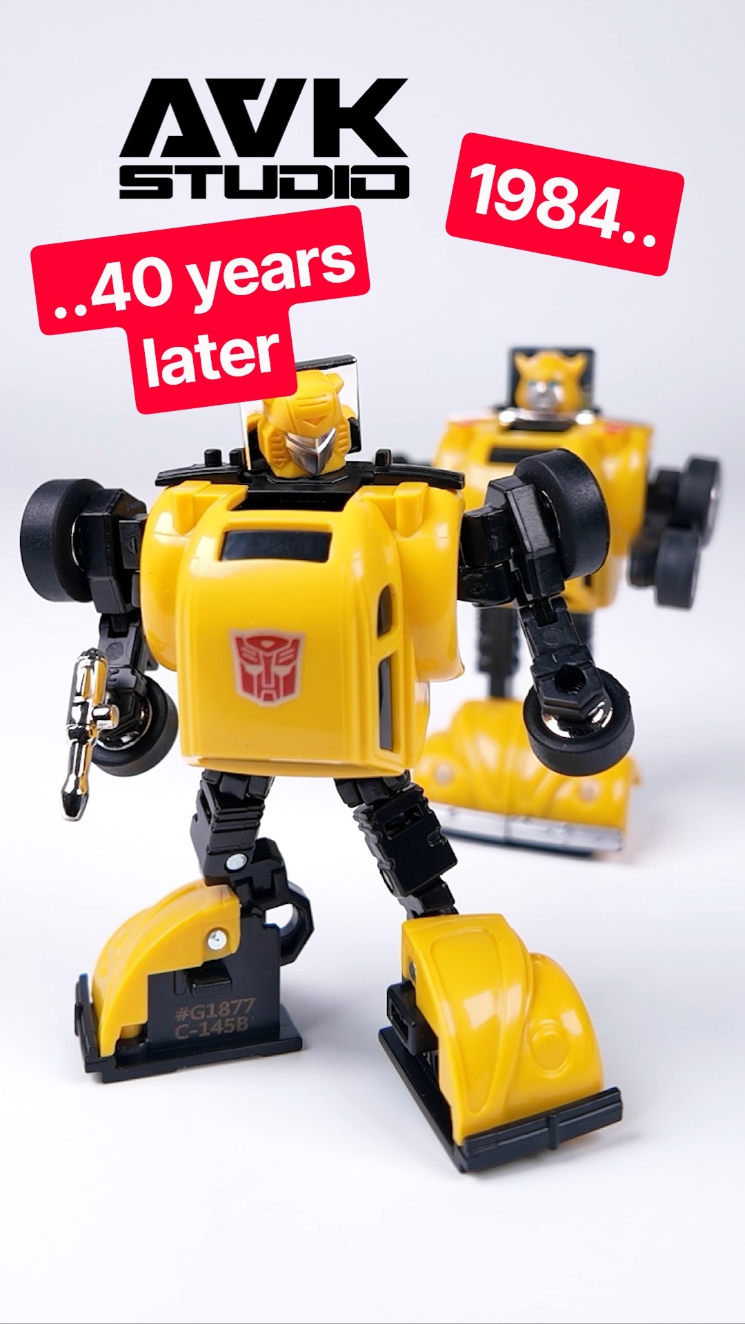 Bumblebee G1 40 years later #transformers #bumblebee - YouTube