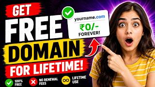 How to Get a FREE Domain for Lifetime in 2026 | No Renewal Fees! 🔥