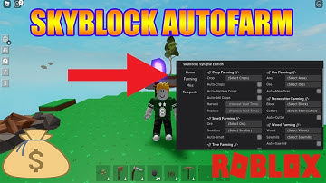 OP SKY BLOCK AUTO FARM GUI OUT NOW FOR ROBLOX  (AUTO CROP,AUTO ORES AND MORE!!)