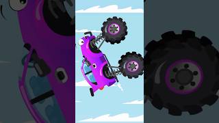 Monster Truck 🛻 Racing Cars 🏎️ & Police Car 🚓 Racing Team 😉 #animation #carcartoon #cars