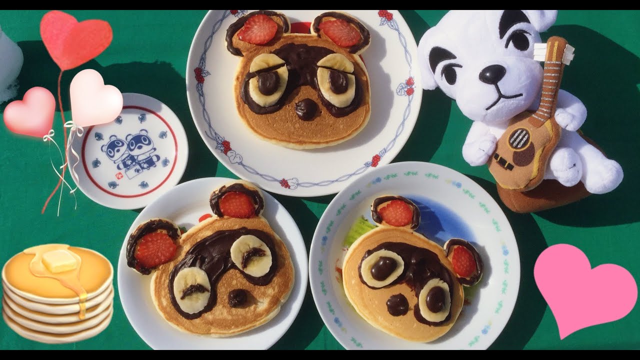 How To Make Animal Crossing Tom Nook Timmy Tommy Pancakes 簡単