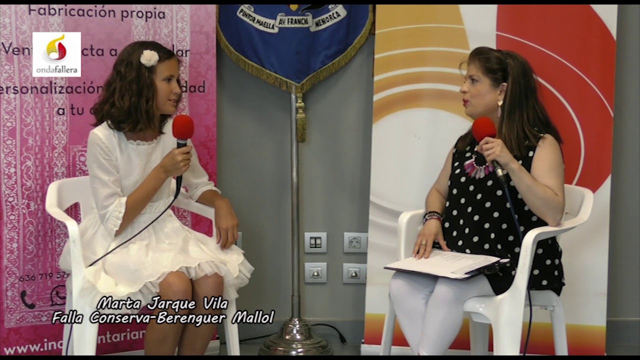 FALLERA MAYOR 2018. MARTA. FALLA CONSERVA-BERENGUER MALLOL.