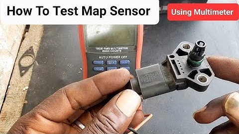 how to test MAP sensor using Multimeter 🔥