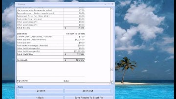 How To Use Excel Personal Financial Statement Template Software