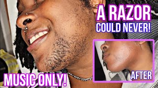 A Razor Could NEVER! Hirsutism Facial Wax (w/tweezing) MUST SEE // Music Only! #FaceWax #Hirsutism