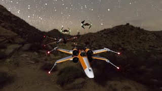 X-Wing and TIE Interceptor Unity demo