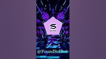 5 SOL? Too easy. 🔛 @FoundSolBot 🔝 #cryptocurrency #crypto #solana #web3 #wallet #altcoin #shorts