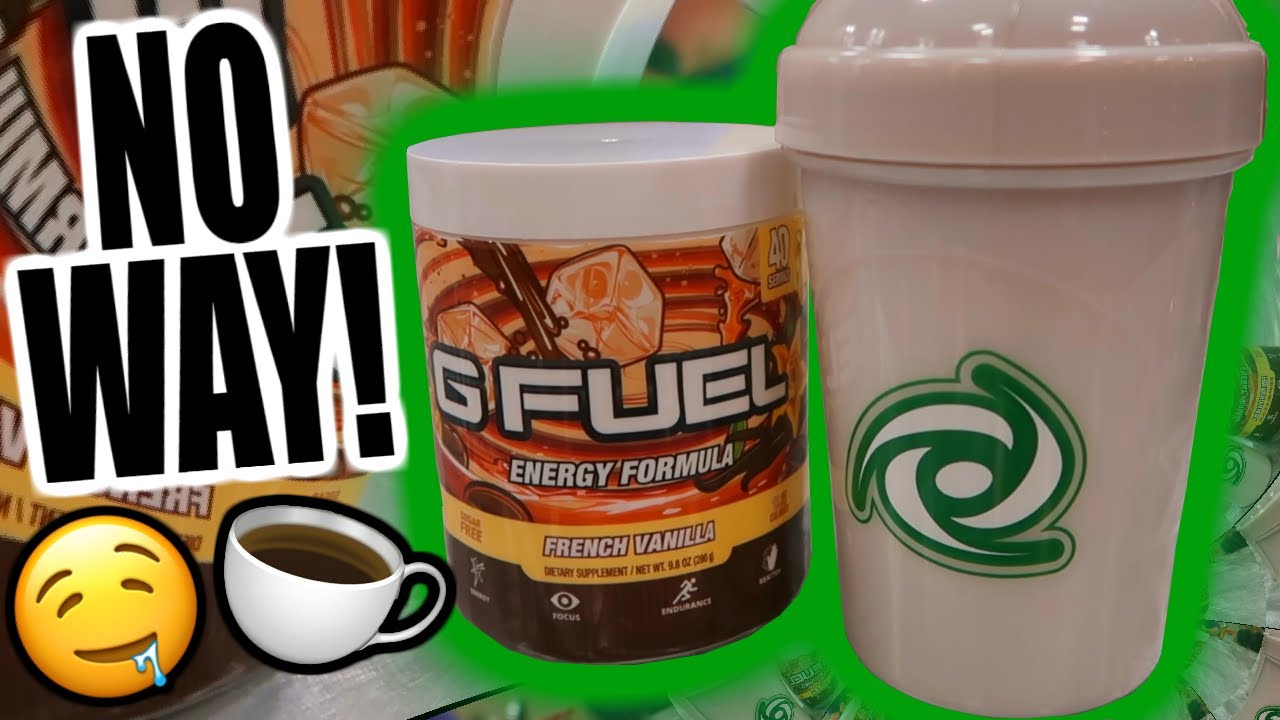 GFUEL NEW COFFEE FLAVOR!!! (French Vanilla Iced Coffee Taste Test