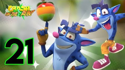 Blue Hyena Crash Bandicoot: On the Run! Gameplay Walkthrough 21 | (iOS/Android) May 2021