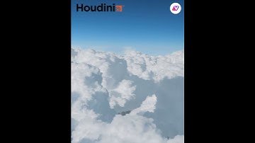 Clouds sim and rendering in Houdini - complete setup and hip file