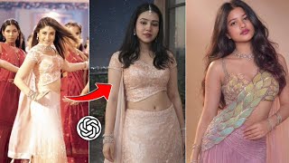 Instagram Trending Dream Lehenga Photo Editing Prompt | Outfit Change Photo Editing Prompt | Chatgpt screenshot 1