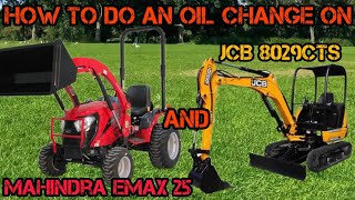 Step By Step Totarial On How To Change Your Tractor And Excavators Oil In 10 Minutes!
