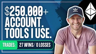 MY $250,000+ CRYPTO ACCOUNT MORNING ROUTINE...(27 WINS/0 LOSSES)