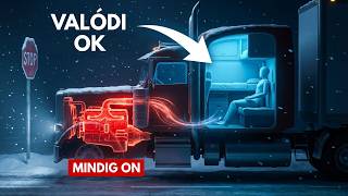 Miért nem állítják le a teherautó-sofőrök a motort sok megállás során?