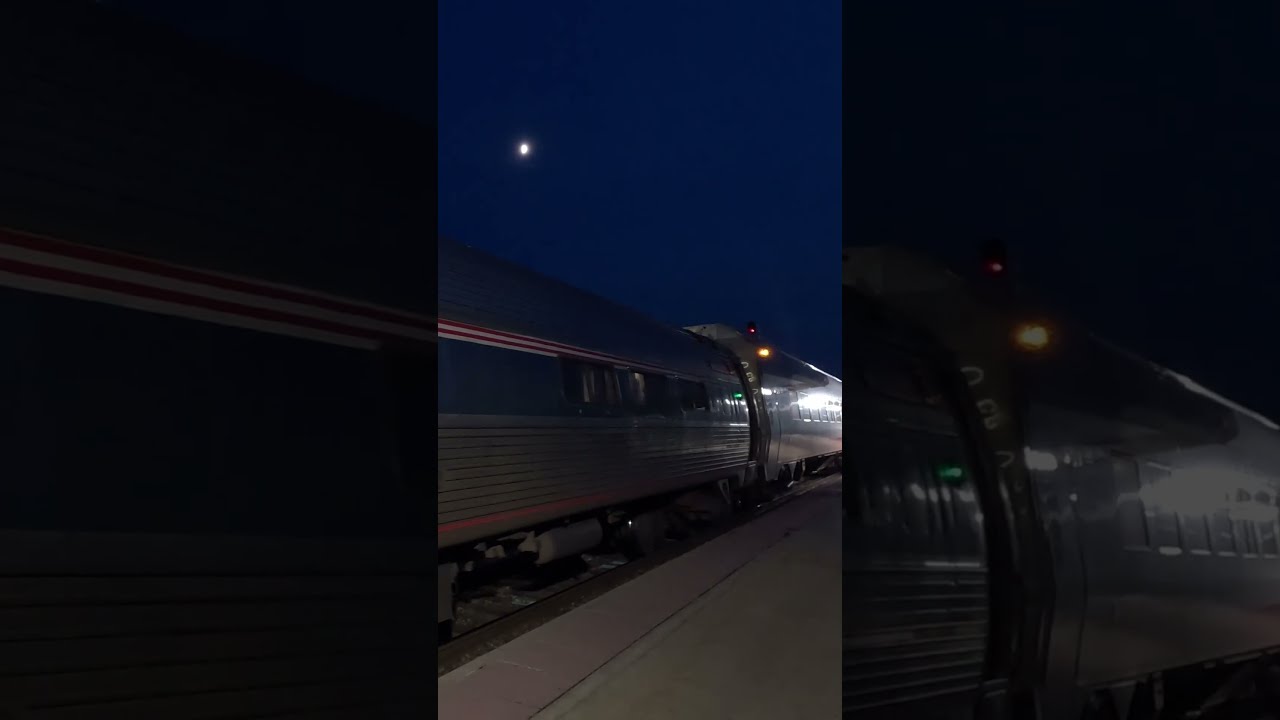 Amtrak 383 On M1 20250802 Gbb Galesburg Trains Transit