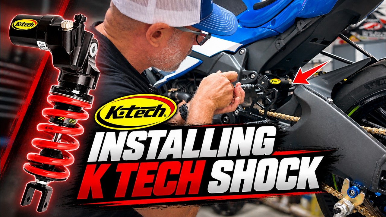 How To Install a K-Tech Rear Shock On A Kawasaki Ninja ZX-6R 13-26