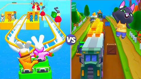 Runner coaster All Level 🎚️ vs Talking Tom Gold Run Gameplay New Update | ANDROID,IOS”GAMEPLY