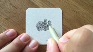 Zentangle® Pattern: Pixioze