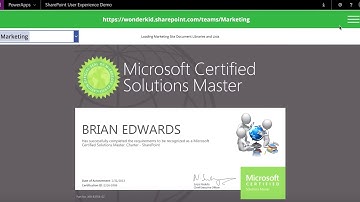 Power Apps SharePoint User Experience Demo v1.0