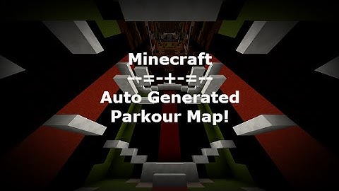 Minecraft Parkour - Auto Generated Parkour!