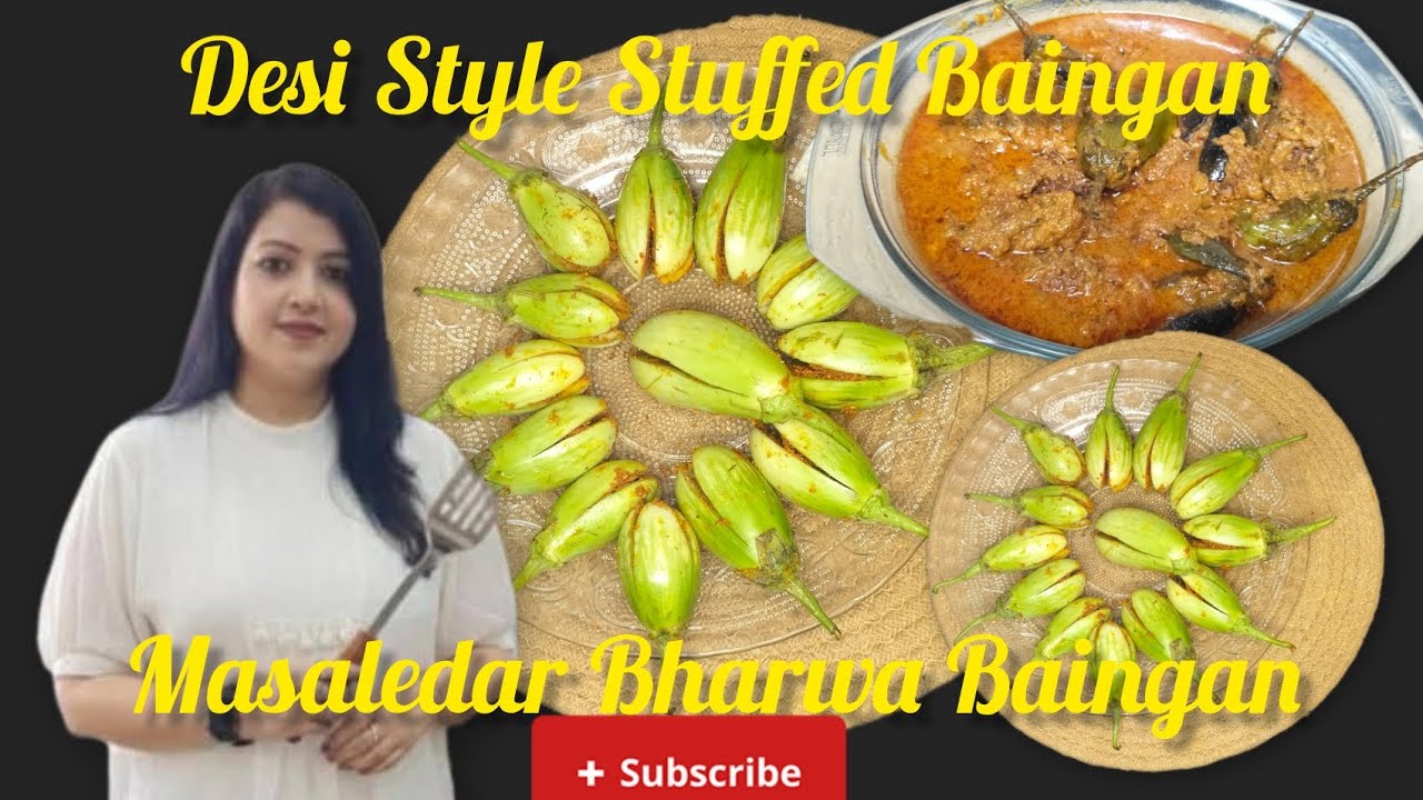 Masaledar Bharwa Baingan Recipe | Stuffed Brinjal Curry | Easy Indian Sabzi | 