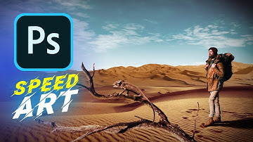 CREATING Desert Exploring Manipulation in Photoshop | SPEED ART
