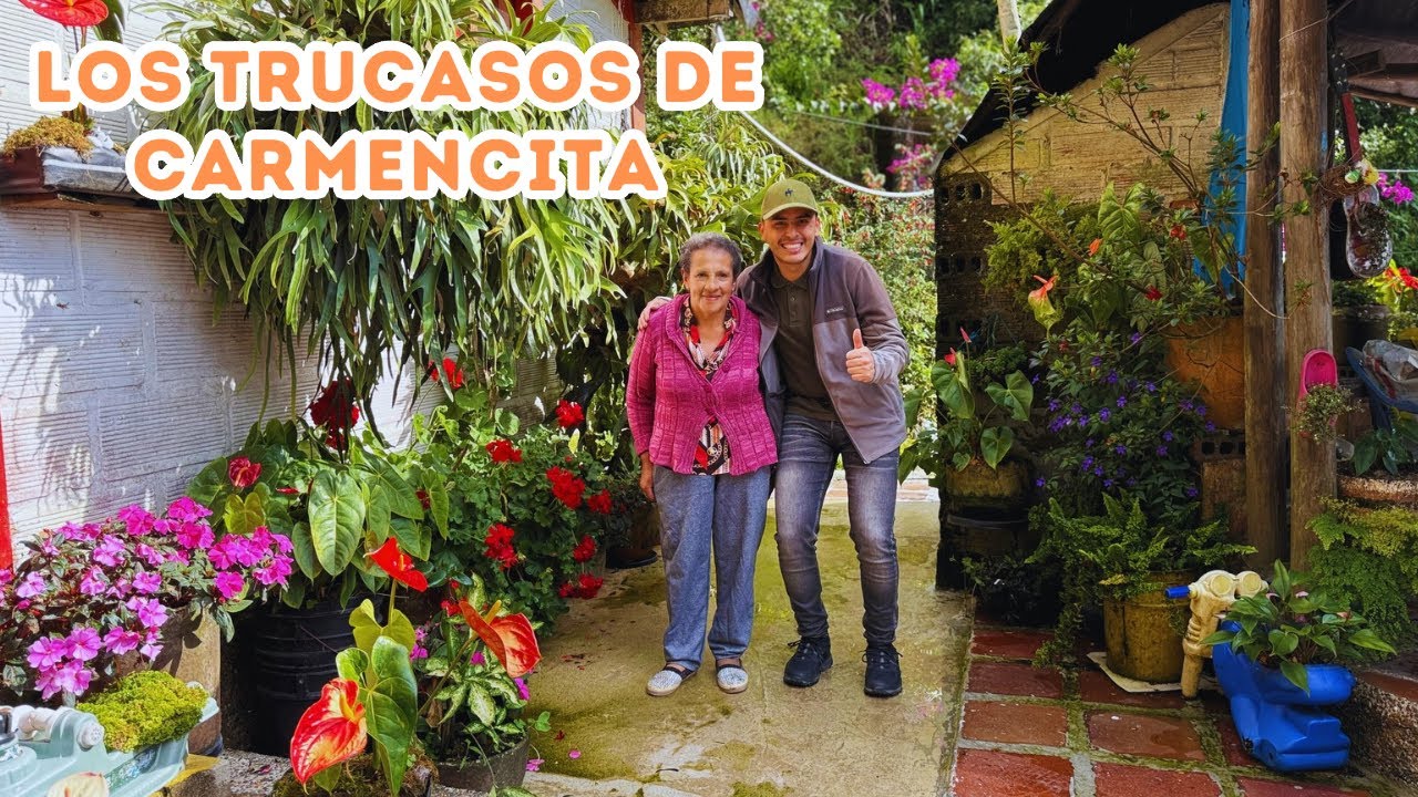 El antídoto mejor guardado de Carmencita para las PLANTAS, hermoso jardín |AP