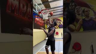 He Can Dunk WITHOUT Jumping 😱... #basketball #nba #dunk