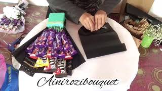 DIY Chocolate bouquet murah RM40 (ainirozibouquet)