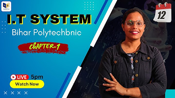 #12 it system 1st semester | polytechnic 1st semester it system, bihar polytechnic/raceva semester