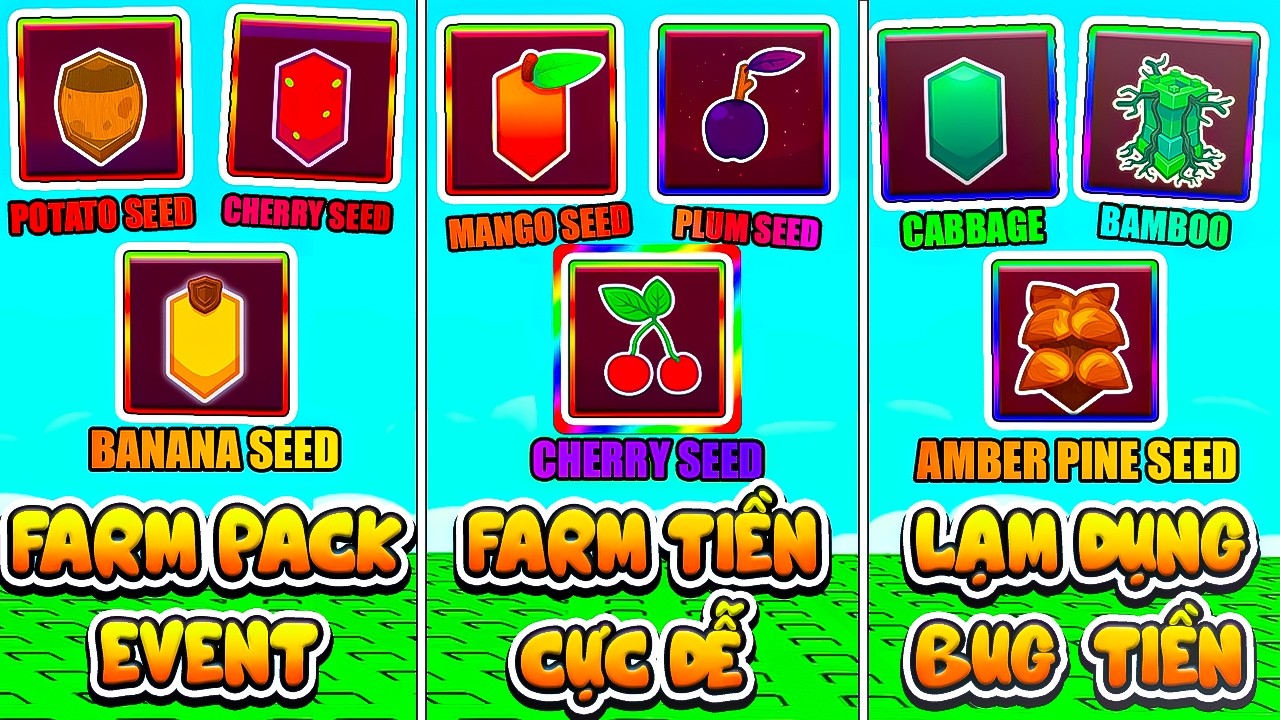 LẠM DỤNG NHỮNG HẠT NÀY ĐỂ FARM TIỀN NGAY!! ĐÁNH GIÁ SỨC MẠNH TOÀN BỘ HẠT GIỐNG TRONG GARDEN HORIZONS