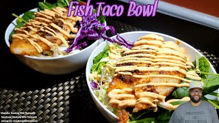 Blackened Swai Fish Taco Bowl | Keto | Low Carb | Cooking With Thatown2