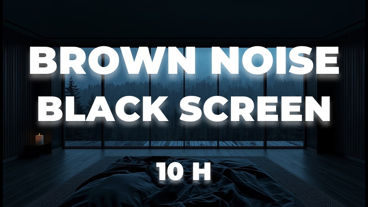 FALL ASLEEP IN MINUTES | Brown Noise Deep Sleep 10 Hours