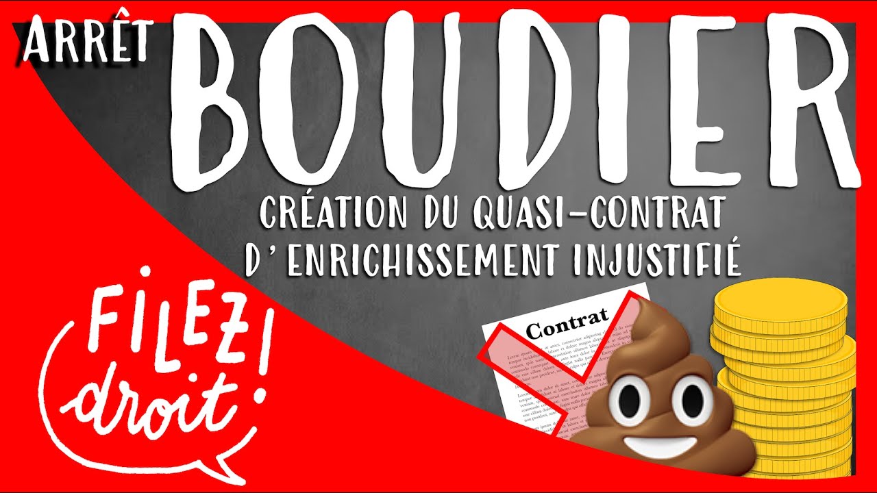 Création du quasi-contrat d'enrichissement injustifié, Arrêt Boudier, Ccass, 15 juin 1892