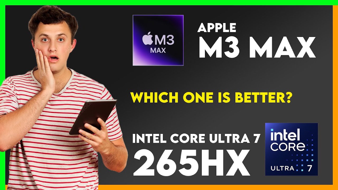 Apple M3 Max vs Intel Core Ultra 7 265HX Comparison - YouTube